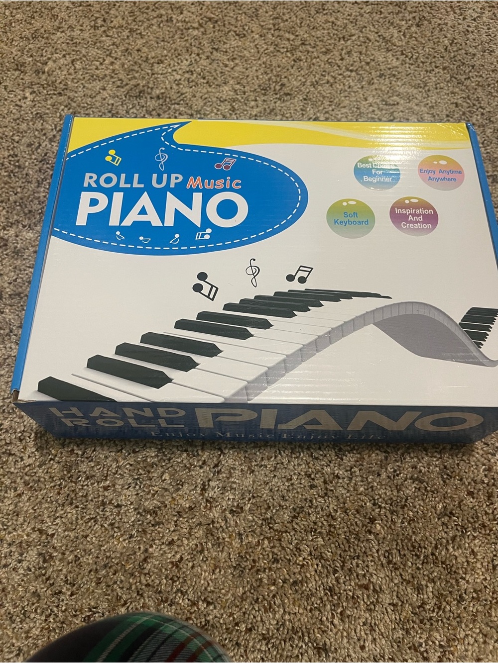 Portable Roll-Up Piano Keyboard